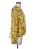 CAbi 100% Polyester Yellow Long Sleeve Blouse Size S - photo 4