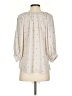 Fab'rik 100% Polyester Polka Dots Ivory 3/4 Sleeve Blouse Size S - photo 2