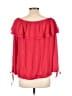 MICHAEL Michael Kors 100% Polyester Red 3/4 Sleeve Blouse Size L - photo 2