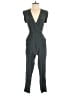 Madewell 100% Silk Solid Gray Jumpsuit Size 2 - photo 1