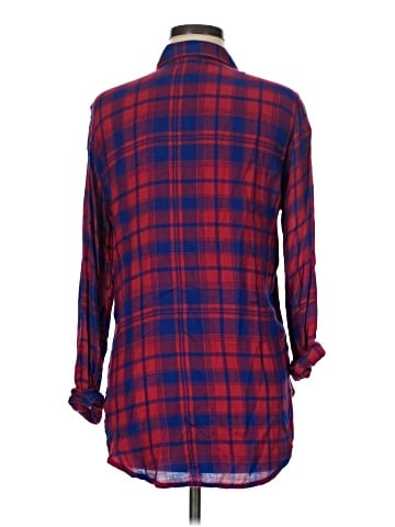 Blush Long Sleeve Button-Down Shirt (view 2)