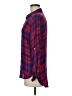 Blush Plaid Red Long Sleeve Button-Down Shirt Size M (estimated) - photo 5