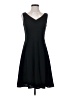 Talbots 100% Polyester Solid Black Cocktail Dress Size 2 - photo 1