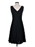 Talbots 100% Polyester Solid Black Cocktail Dress Size 2 - photo 2