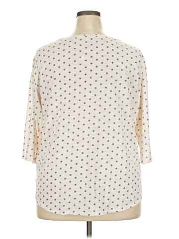 SONOMA life + style 3/4 Sleeve Blouse (view 2)