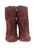 Free People Burgundy Ankle Boots Size EU 36 - photo 2