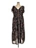 Universal Thread 100% Polyester Paisley Black Casual Dress Size 2X - photo 1