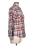 Maurices Plaid Brown Long Sleeve Button-Down Shirt Size L - photo 4