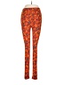 Lularoe Print Orange Leggings One size - photo 1