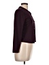 JS Collections 100% Polyester Burgundy Long Sleeve Blouse Size 10 Petite - photo 4