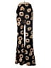 Forever 21 Floral Black Casual Pants Size S - photo 2