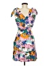 Sam Edelman 100% Polyester Tropical Orange Cocktail Dress Size 6 - photo 2