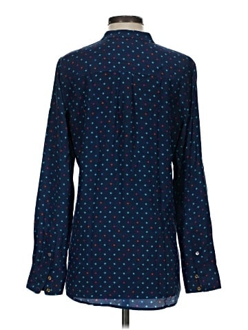C. Wonder Long Sleeve Silk Top (view 2)