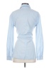 Three Dots Blue Long Sleeve Blouse Size XS - photo 2