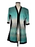 MING WANG Teal Cardigan Size M - photo 1
