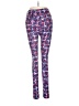 Lularoe Print Purple Leggings One size - photo 2