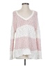 Free People Color Block Pink Pullover Sweater Size XS - photo 1
