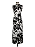Connected Apparel Graphic Black Casual Dress Size 6 - photo 2