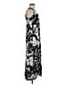 Connected Apparel Graphic Black Casual Dress Size 6 - photo 4