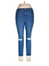 Express Hearts Blue Jeans Size 14 (petite) - photo 1