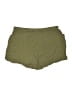 Old Navy 100% Viscose Solid Green Khaki Shorts Size L - photo 2
