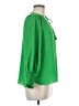 Jade 100% Polyester Green 3/4 Sleeve Blouse Size M - photo 4