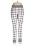 Cuddl Duds Checkered-gingham Gray Casual Pants Size XL - photo 1