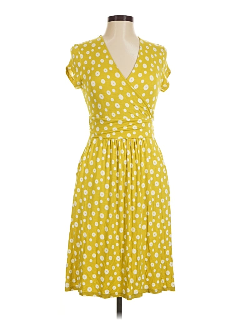 Pre-owned Boden Casual Dress In Yellow