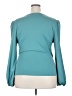 Grace Karin Teal Long Sleeve Blouse Size 2X - photo 2