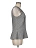 Ann Taylor Factory Chevron-herringbone Gray Sleeveless Top Size M - photo 4