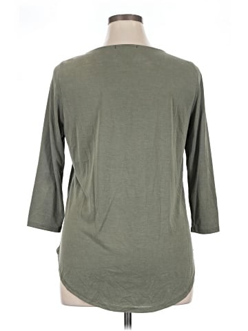 Green Envelope 3/4 Sleeve T-Shirt (view 2)