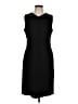 J. McLaughlin Solid Black Casual Dress Size L - photo 1