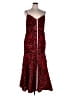 Mac Duggal 100% Polyester Red Cocktail Dress Size 16 - photo 1