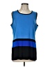 misook 100% Acrylic Blue Sleeveless Top Size L - photo 1