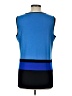 misook 100% Acrylic Blue Sleeveless Top Size L - photo 2