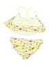 Assorted Brands Hearts Yellow Two Piece Swimsuit Size 10 - photo 2