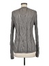 Lafayette 148 New York Gray Silk Pullover Sweater Size M - photo 2