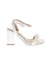 Lulus White Sandals Size 6 - photo 1