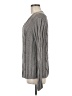 Lafayette 148 New York Gray Silk Pullover Sweater Size M - photo 5