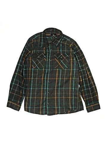 Burnside Long Sleeve Button-Down Shirt (view 1)
