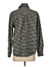 O'Neill 100% Cotton Houndstooth Black Long Sleeve Button-Down Shirt Size S - photo 2