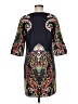 Ann Taylor LOFT 100% Polyester Paisley Black Casual Dress Size 6 - photo 2