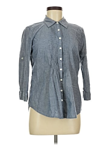 IZOD 3/4 Sleeve Button-Down Shirt (view 1)