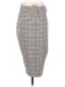 Primark Houndstooth Gray Black Casual Skirt Size 6 - photo 1