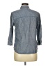 IZOD Chevron-herringbone Gray 3/4 Sleeve Button-Down Shirt Size M - photo 2