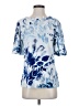 Calvin Klein Blue Short Sleeve Blouse Size S - photo 1