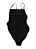 Pink Blush 100% Polyester Solid Black One Piece Swimsuit Size Sm Maternity - photo 1