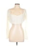 PrettyLittleThing Ivory Long Sleeve Top Size 10 - photo 1