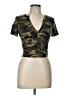 Shein Camo Green Short Sleeve T-Shirt Size L - photo 1