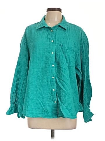 Gap Long Sleeve Button-Down Shirt (view 1)